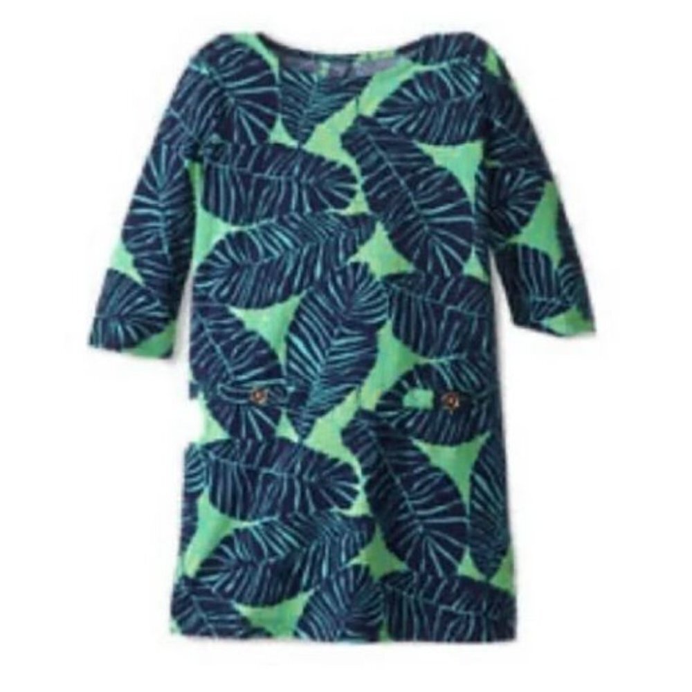 Lilly Pulitzer Girls Little Charlene dress in Under the Palms NWT size Med NWT